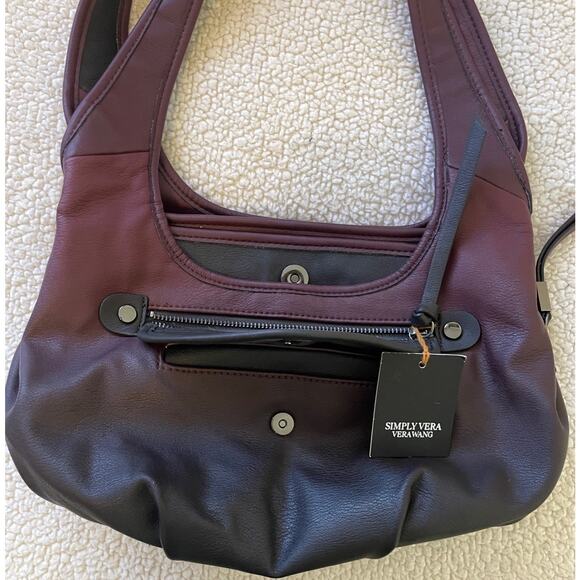 Simply Vera Wang Satchel Crossbody Bag Handbag Purse - New - Picture 10 of 10